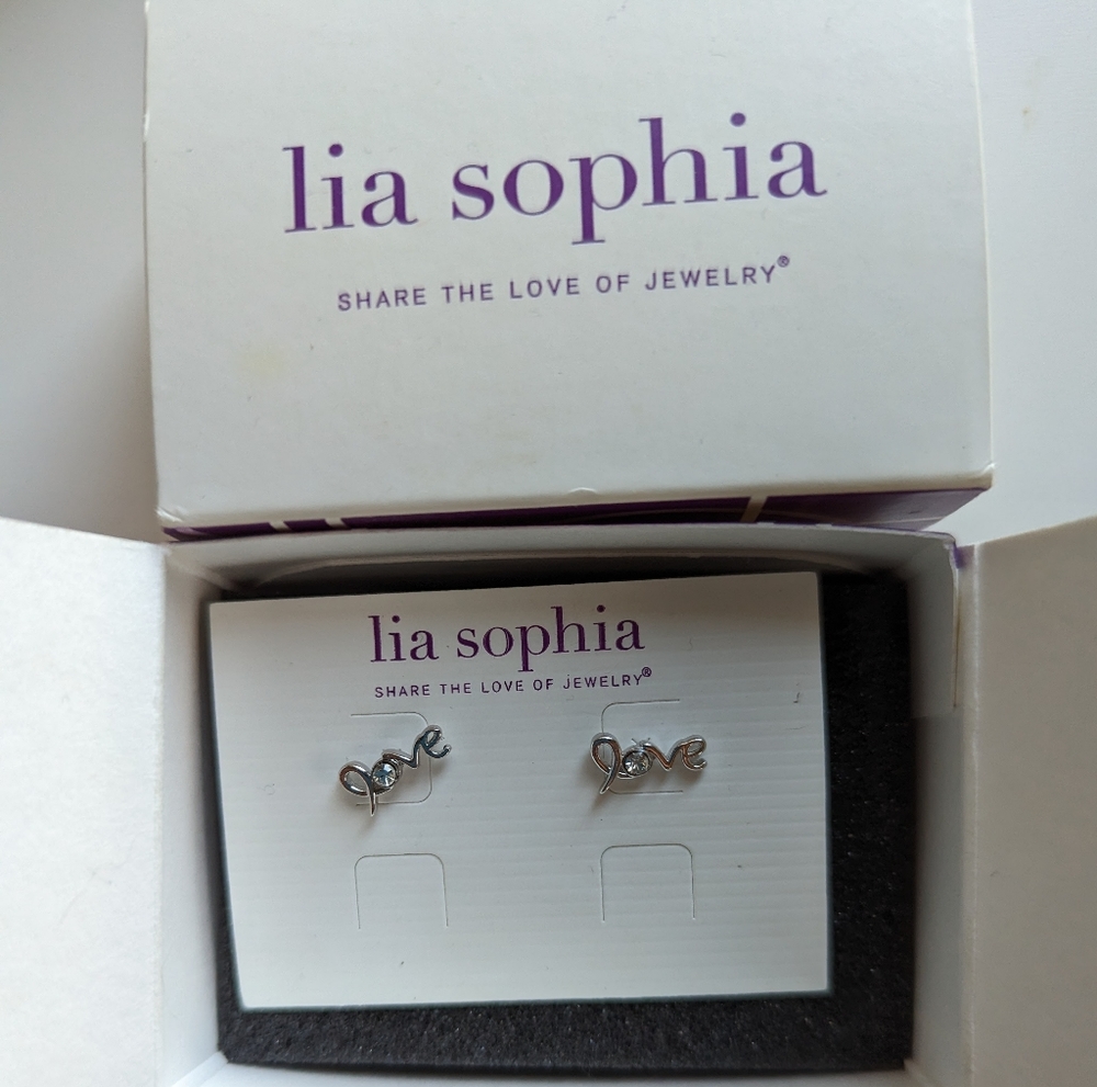 Lia Sophia "Love" Earrings
